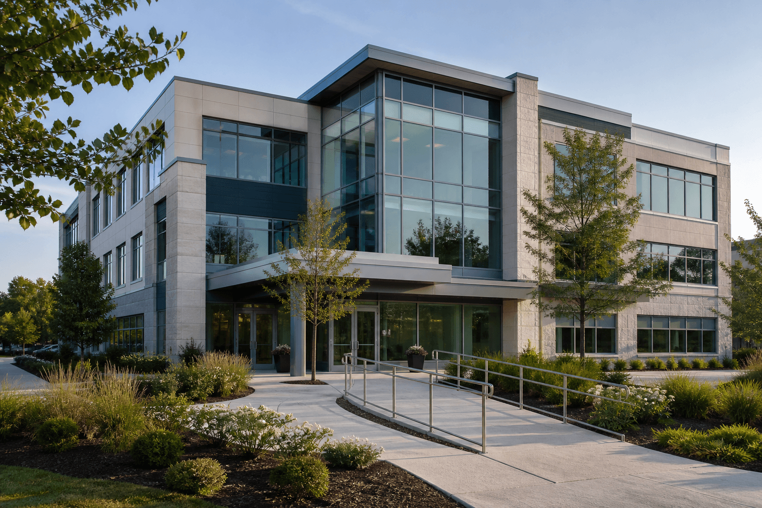 Contemporary medical office building in Ontario